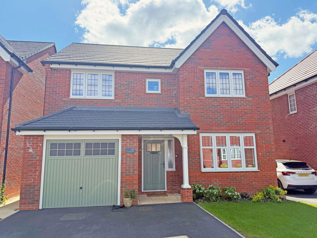 4-bed detached on Partridge Road, Hinckley, Leicestershire, LE10 3ET, £380,000