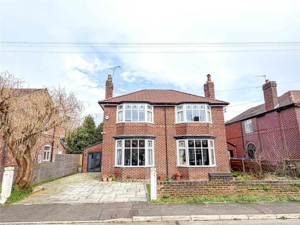 5-bed detached on Willoughby Avenue, Didsbury, M20, £875,000