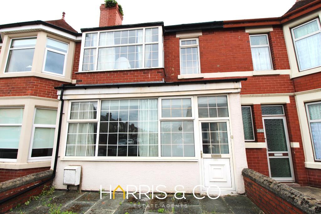 3-bed terraced on Poulton Road, Fleetwood, FY7, £90,000