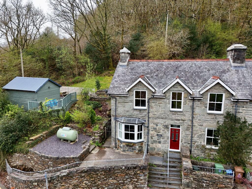 4-bed semi-detached on Old Post Office, Bontddu, Dolgellau, LL40 2UB, £375,000