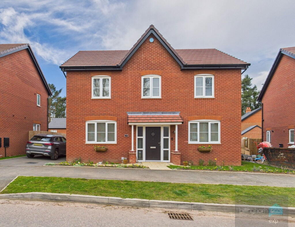 4-bed detached on 77 Lea Castle Drive, £450,000