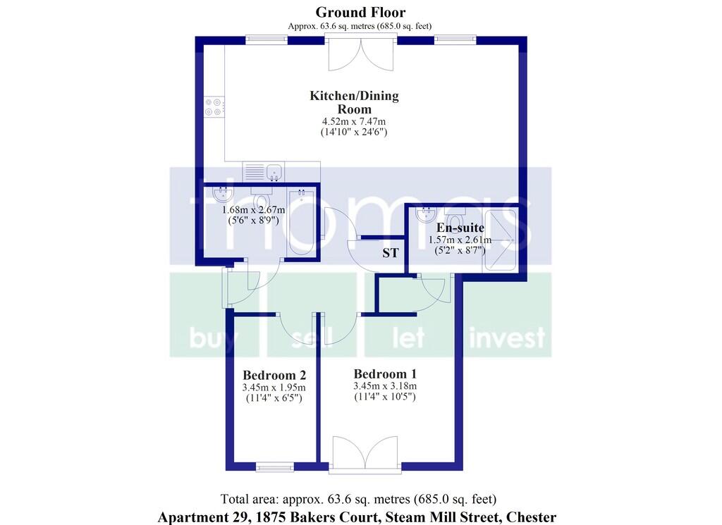 Apartment in Chester, City of Chester - View 4