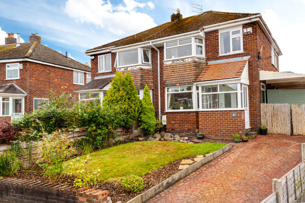 3-bed semi-detached on Hollins Green Road, Marple, SK6, £375,000