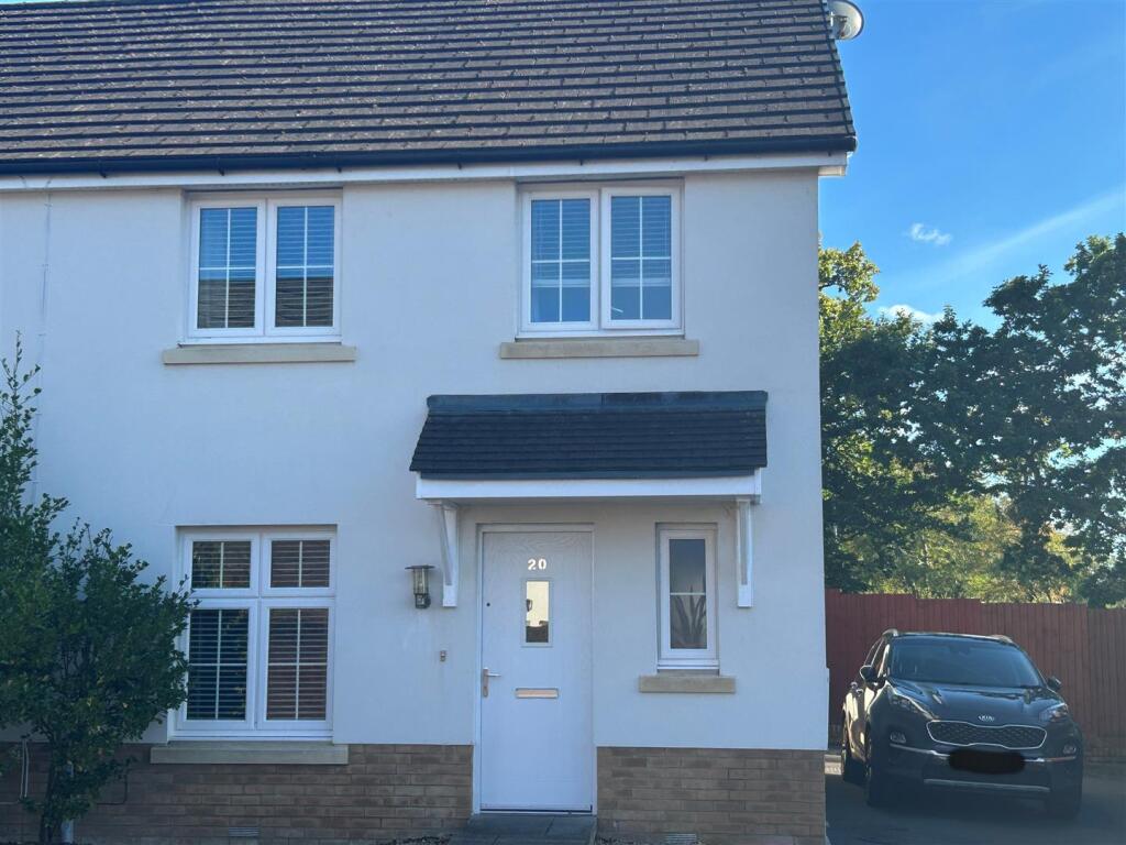 3-bed semi-detached on Maes Lewis Morris, Llangunnor, Carmarthen, £240,000