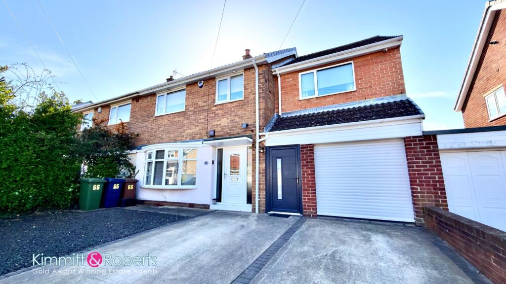 4-bed semi-detached on Lambton Drive, Hetton-Le-Hole, Houghton le Spring, Tyne and Wear, DH5 0EP, £220,000