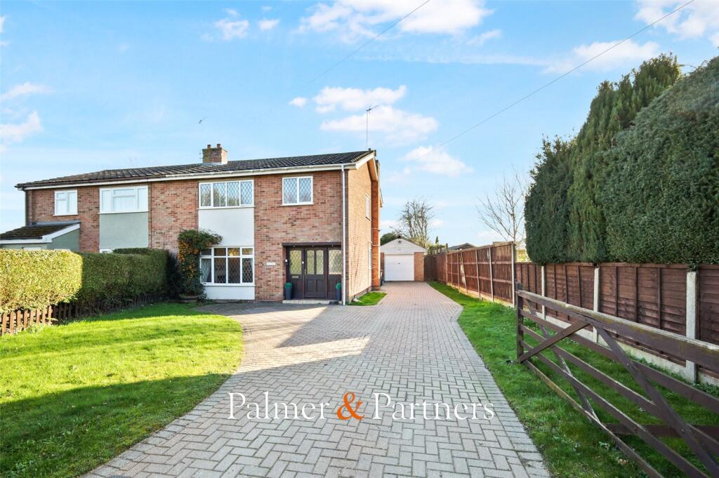 3-bed semi-detached on Church Road, Elmstead, Colchester, Essex, CO7, £375,000
