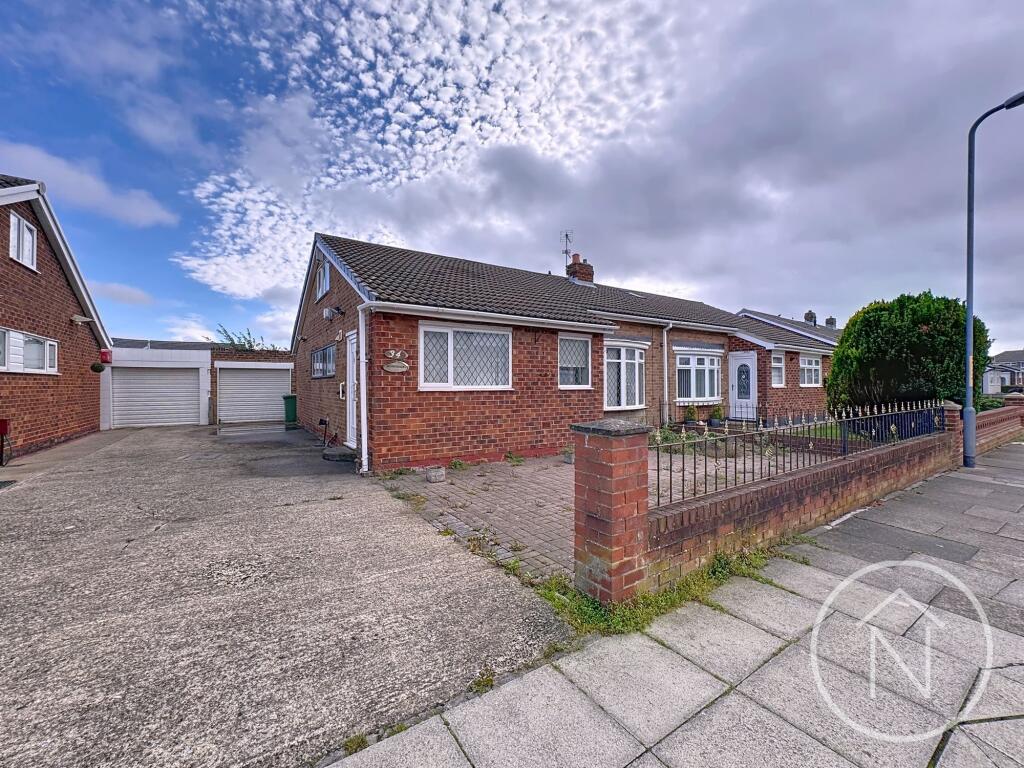 2-bed semi-detached on Elton Road, Billingham, TS22, £160,000
