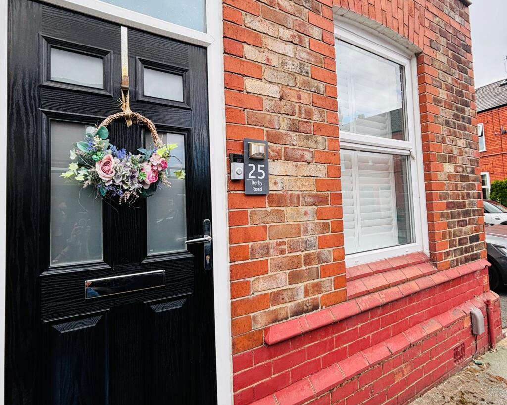 2-bed terraced on Derby Road, Stockton Heath, Warrington, WA4, £325,000