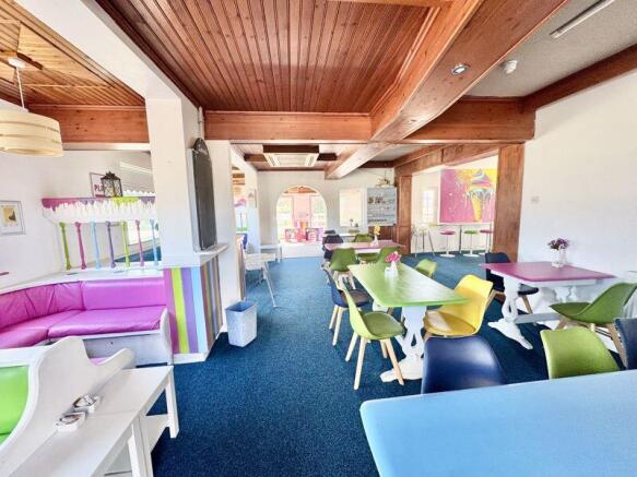 Ice cream seating area