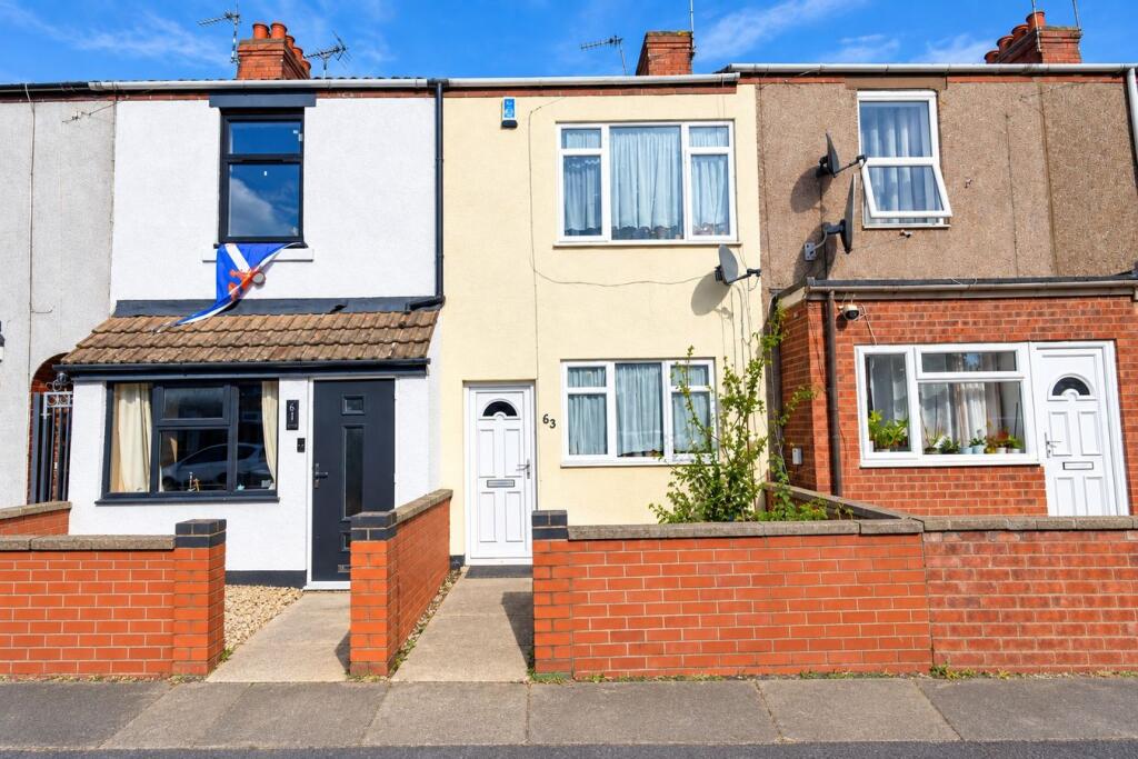 2-bed terraced on Sandown Road, Rugby, CV21, £160,000