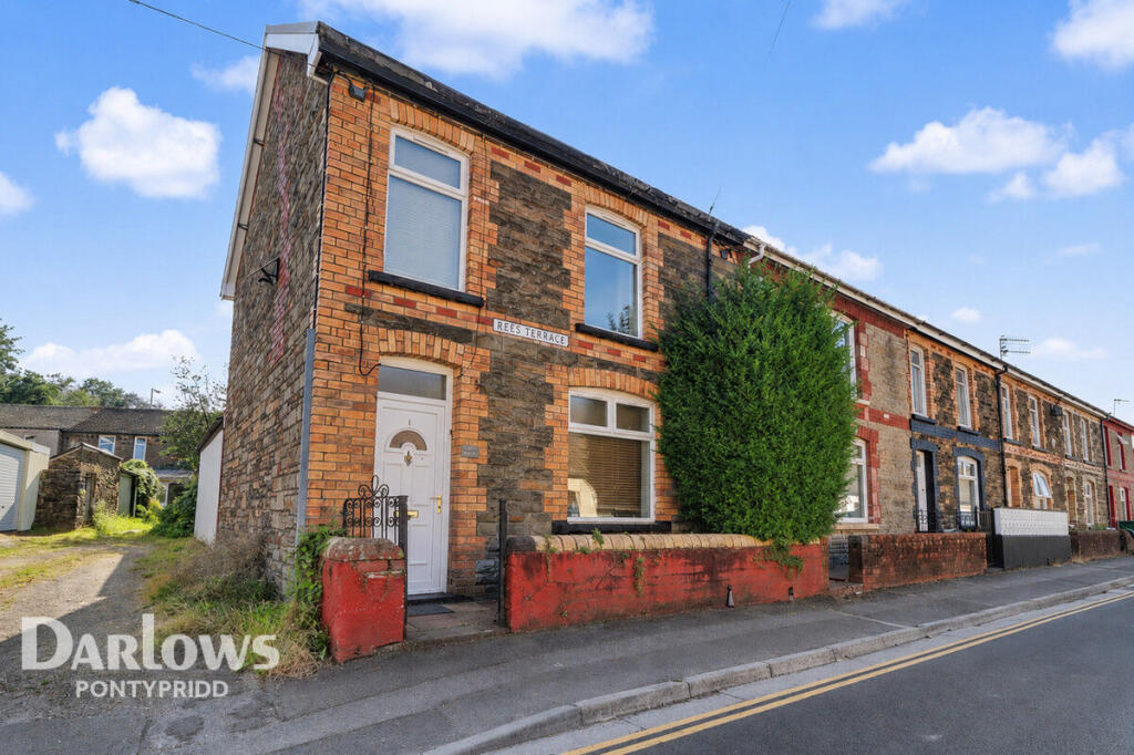 3-bed terraced on Rees Terrace, Pontypridd, £180,000