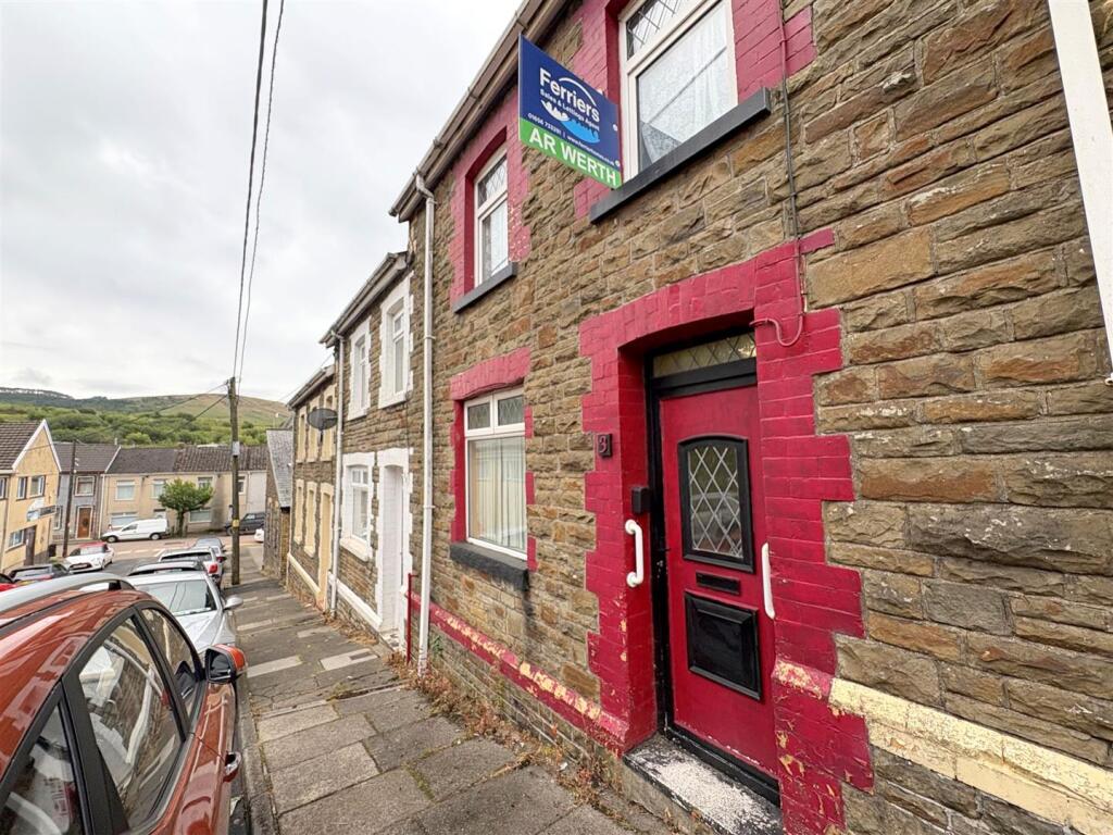 3-bed terraced on North Street, Caerau, Maesteg, £70,000