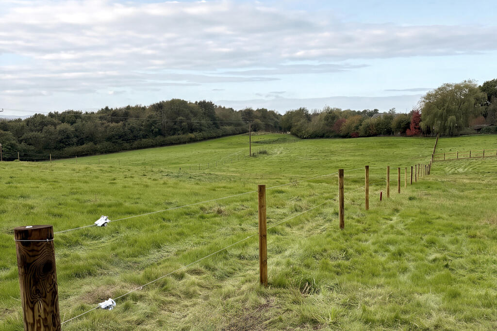 Fenced land in Alvechurch, Birmingham.
