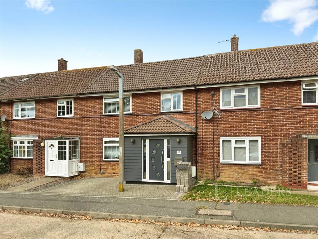 3-bed terraced on Pennymead, Harlow, Essex, £350,000