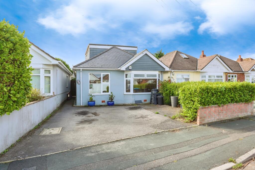 4-bed bungalow on Bascott Road, Bournemouth, Dorset, BH11, £350,000