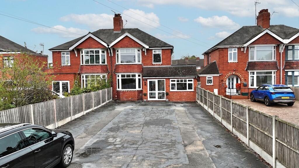 4-bed semi-detached on Weston Road, Stoke-On-Trent, ST3, £290,000