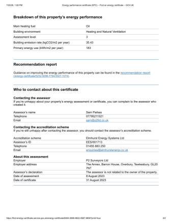 Energy performance certificate (EPC) ¿ Find an ene
