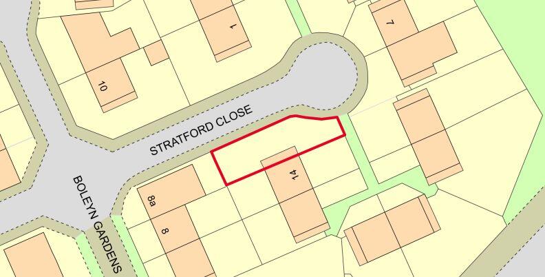 Main image of property: Land Adjacent to 14 Stratford Close, Dagenham, Essex, RM10 9TT