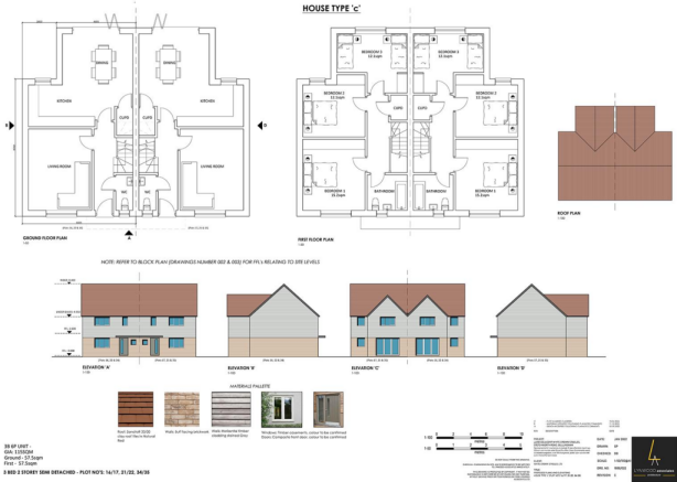 1888.022 REV C - HOUSE TYPE C - PLANS AND ELEVATIO
