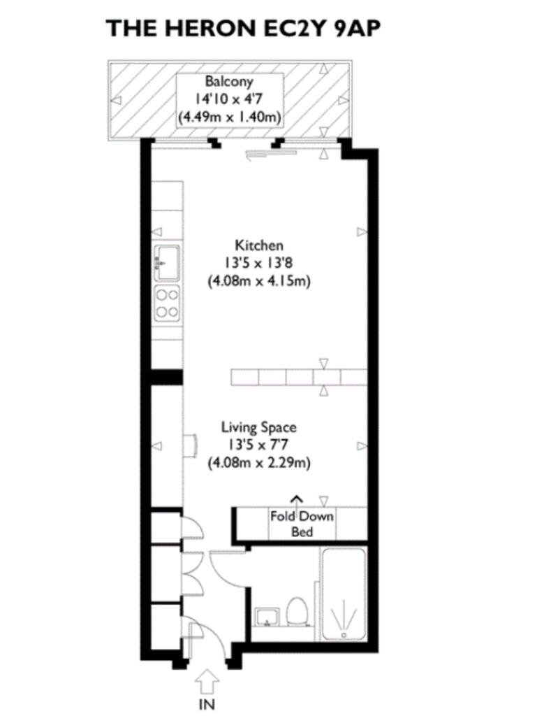 Studio apartment for rent