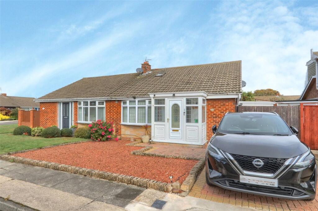 2-bed semi-detached on Bolton Close, Redcar, TS10, £160,000