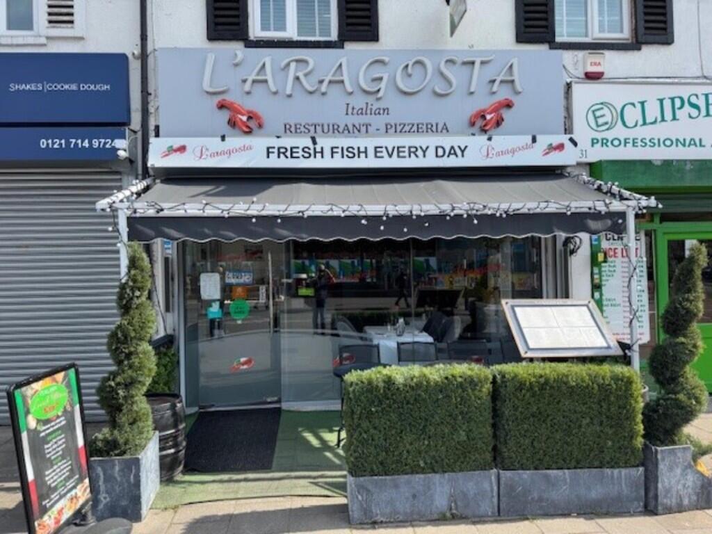 Leasehold Italian Restaurant, Warwick Road, Birmingham, B92 7HS