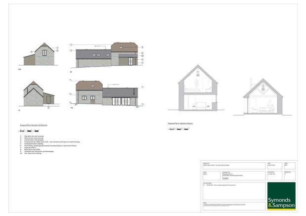 Plans &amp; Drawings PLOT 4 proposed elevations, mater