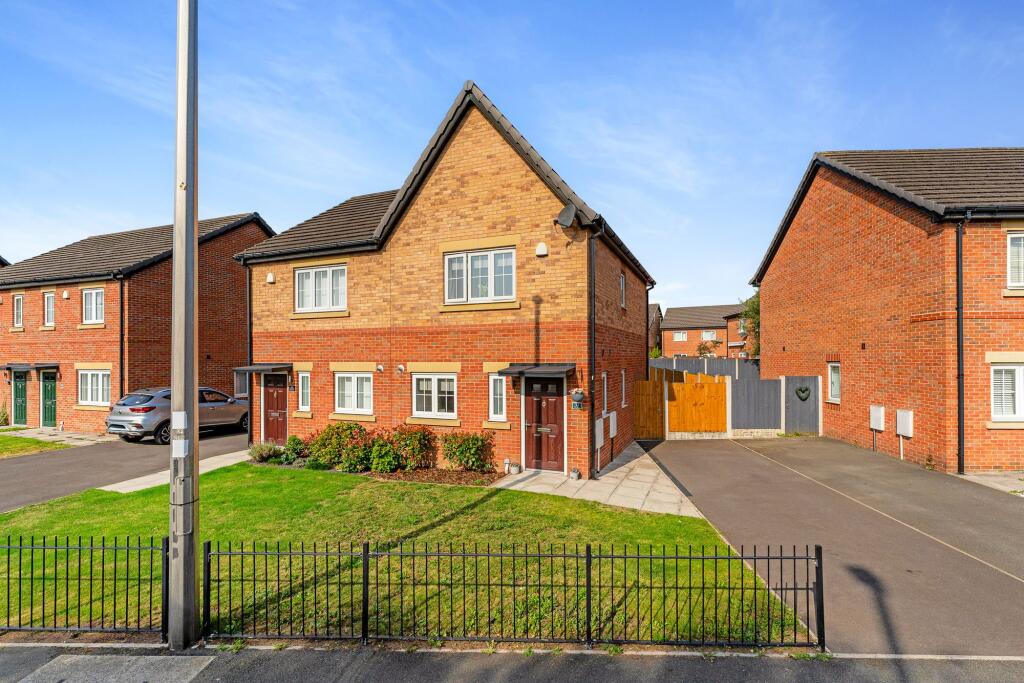 2-bed semi-detached on Page Lane, Widnes, WA8, £190,000