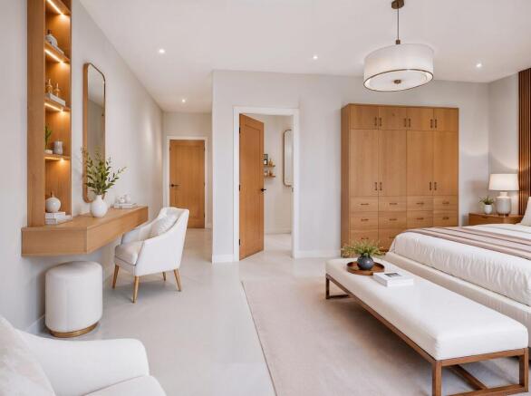 Master suite designed to your specific style and taste
