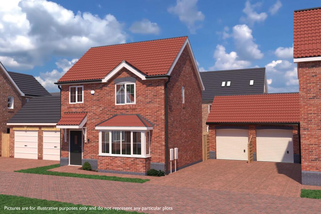 3-bed detached on Plot 407, Farnella Close, Barton-upon-Humber, North Lincolnshire, DN18 5SE, £259,950
