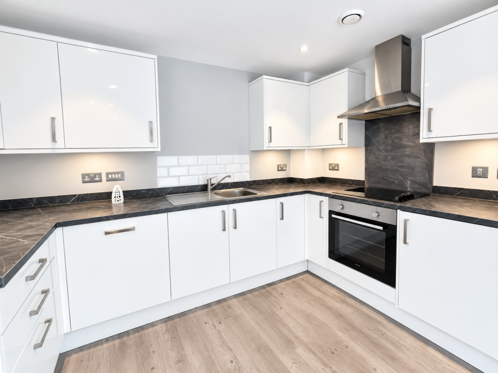 1-bed flat on Davenport Park Apartments, Buxton Road, Great Moor, Stockport, £77,500