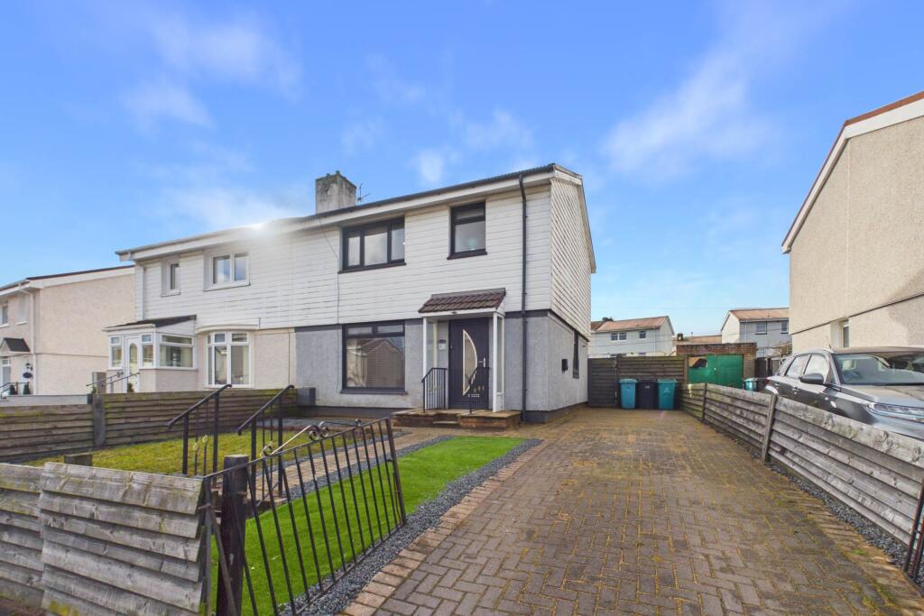 3-bed semi-detached on Newmains, £130,000
