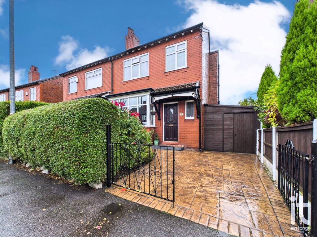 3-bed semi-detached on Bonis Crescent, Great Moor, Stockport, SK2, £335,000