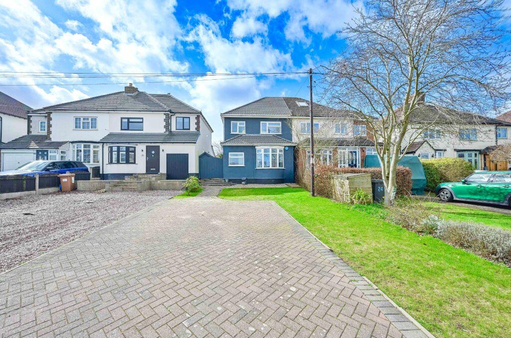 3-bed semi-detached on Hanney Hay Road, Burntwood, WS7 4QZ, £300,000