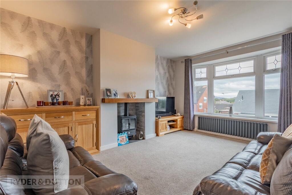 3-bed semi-detached on Heywood Fold Road, Springhead, Saddleworth, OL4, £350,000