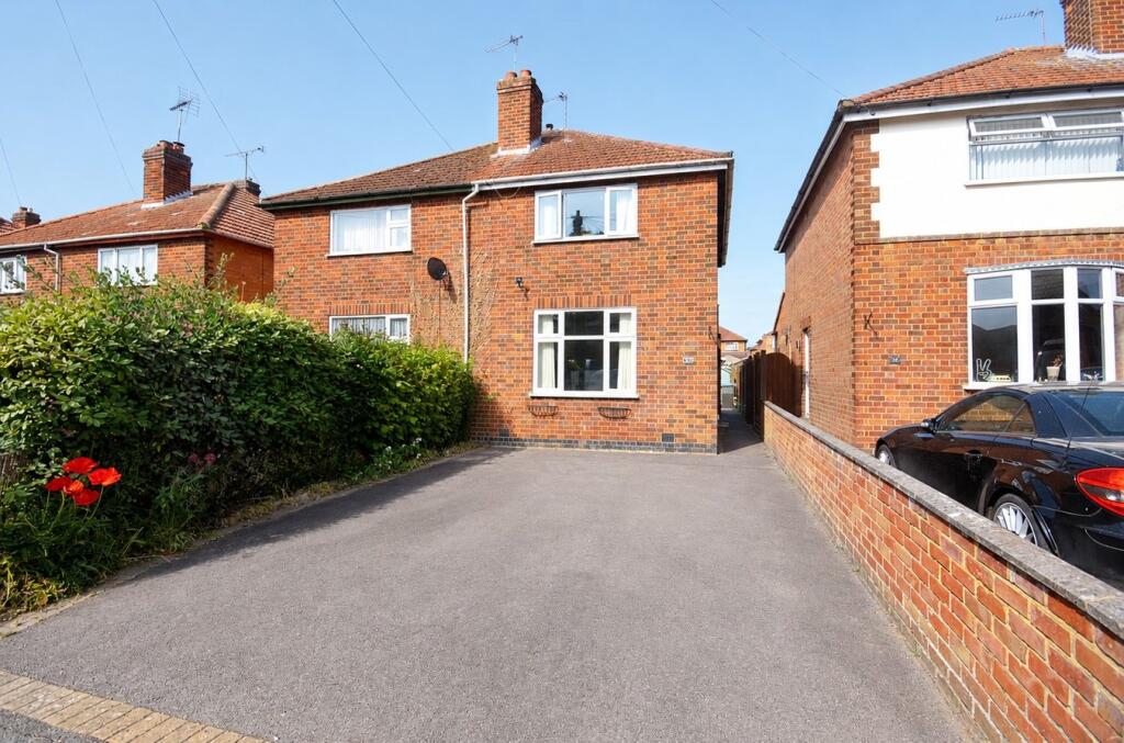 2-bed semi-detached on Pytchley Road, Southfields Estate, Rugby, CV22, £250,000