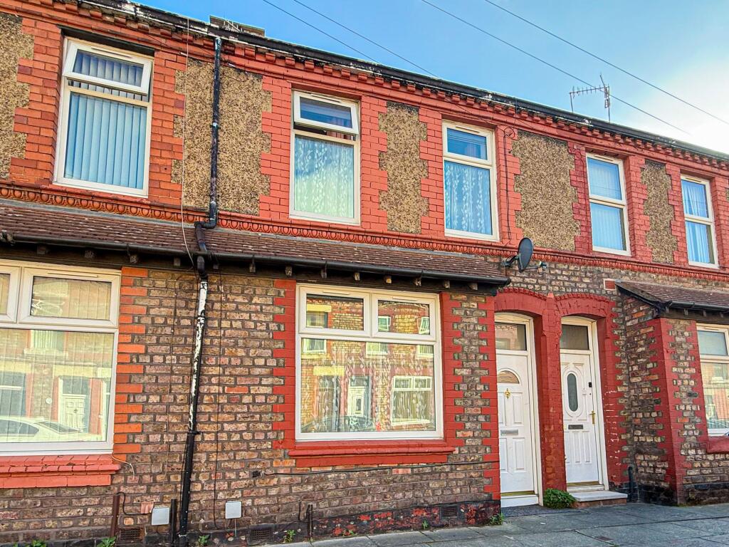 3-bed terraced on Canterbury Street, Garston, L19, £130,000