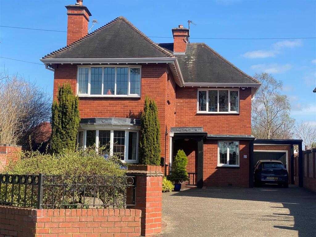 5-bed detached on Sutton Road, Shrewsbury, £750,000