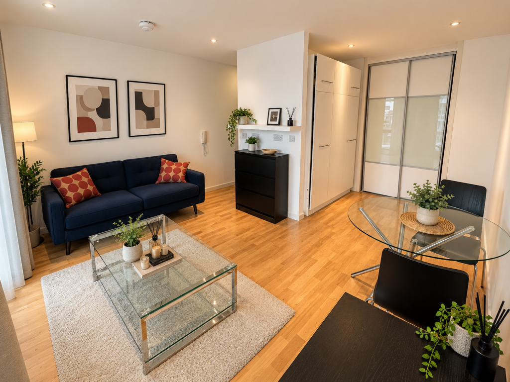 Apartament me 1 dhoma, 28 m²