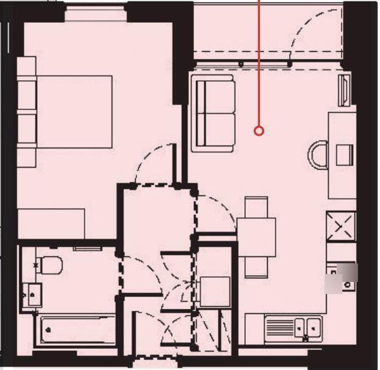 1 bedroom apartment for rent