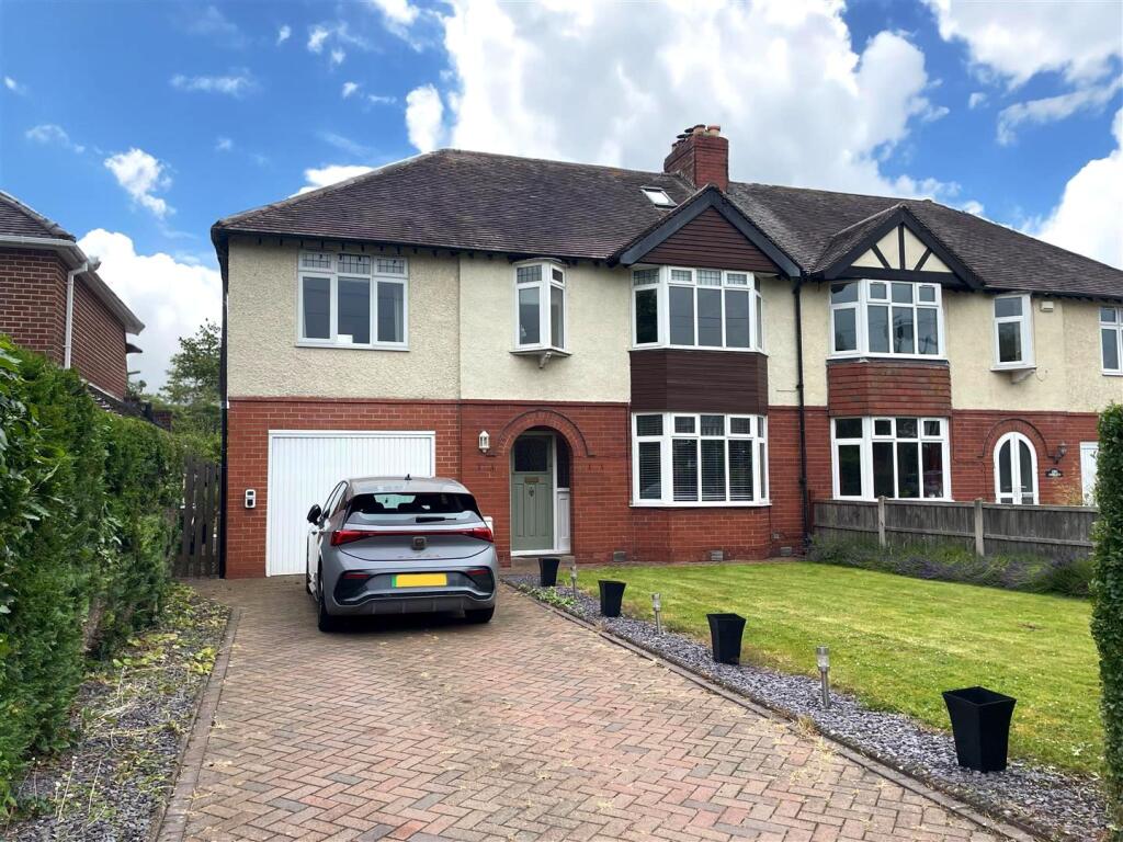 4-bed semi-detached on Wenlock Road, Shrewsbury, £495,000