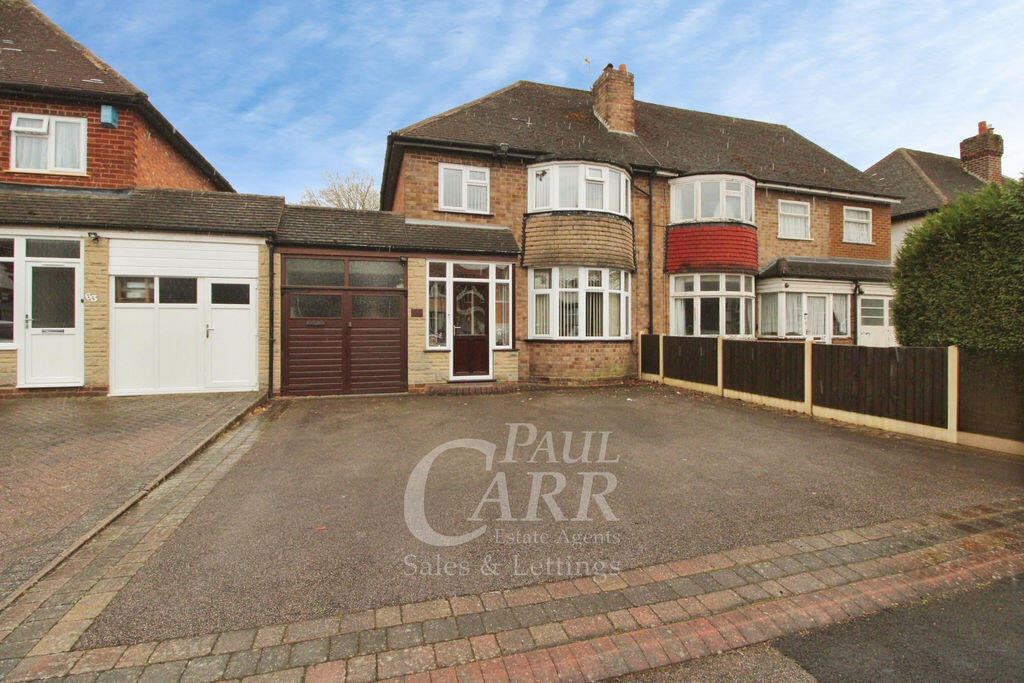 3-bed semi-detached on Delves Crescent, Walsall, WS5 4LS, £325,000