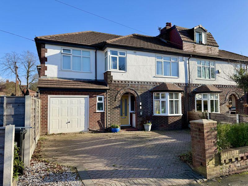 4-bed semi-detached on Central Drive, Romiley, £495,000