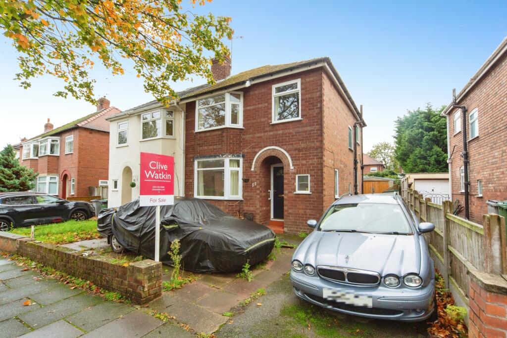 3-bed semi-detached on St. David Road, Wirral, Merseyside, CH62, £240,000