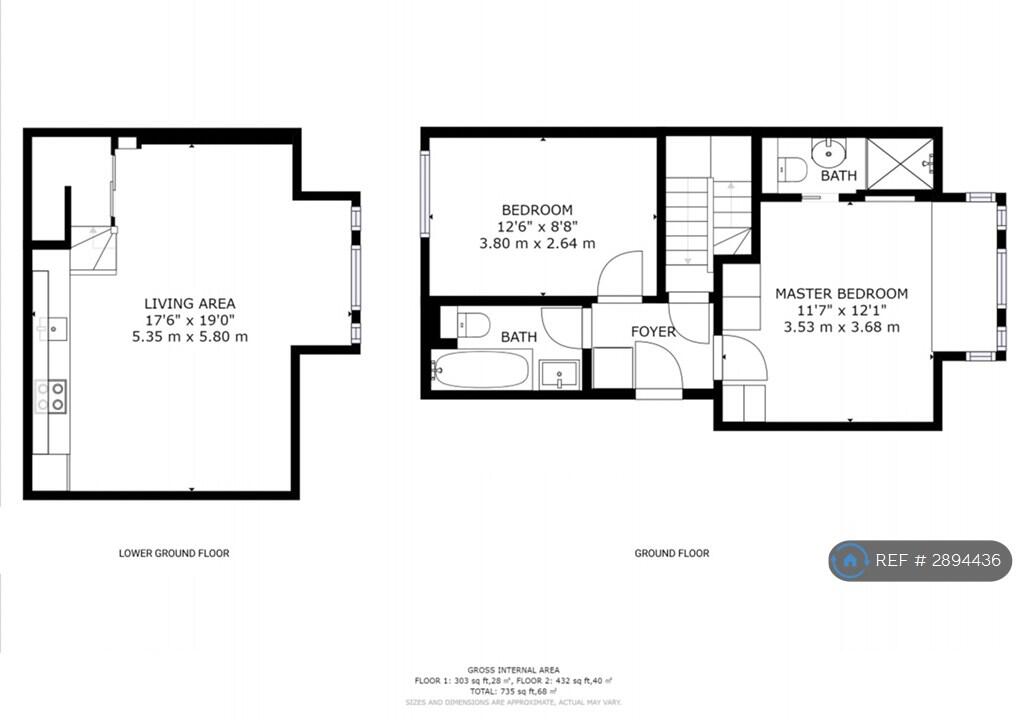2 bedroom flat for rent