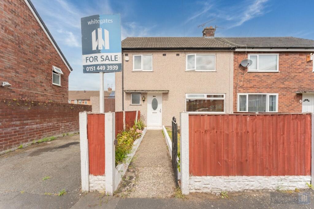 3-bed semi-detached on Burns Grove, Liverpool, Merseyside, L36, £160,000