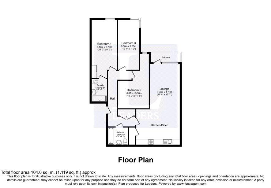3 bedroom flat for rent