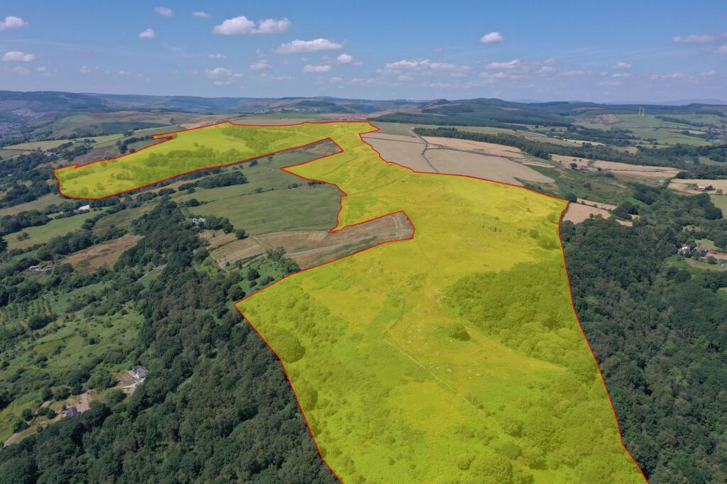 Farm land for sale in Approximately 90 acres of land, Llwyncelyn, Porth ...