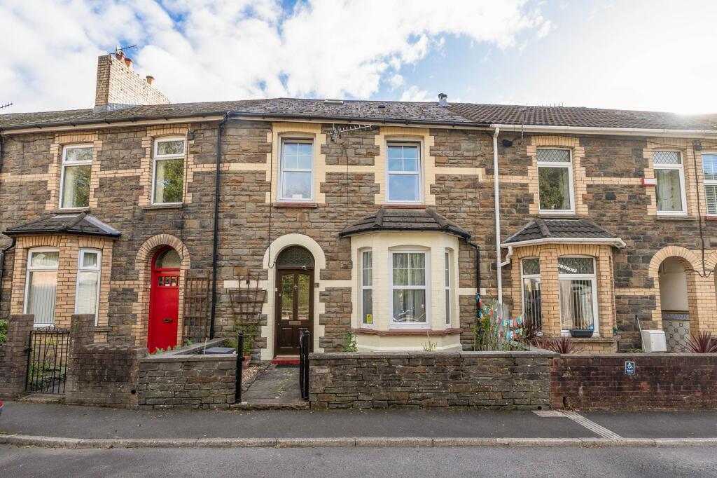 3-bed terraced on Fields Park Terrace, Cross Keys, NP11, £225,000
