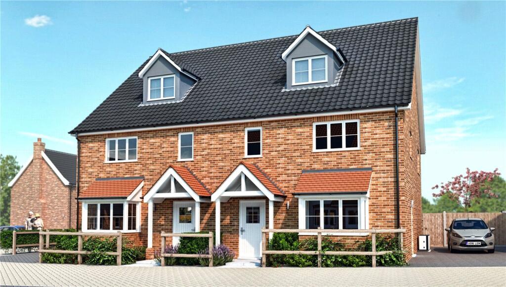 3-bed semi-detached on Wellington Road, Eye, Suffolk, IP23, £415,000